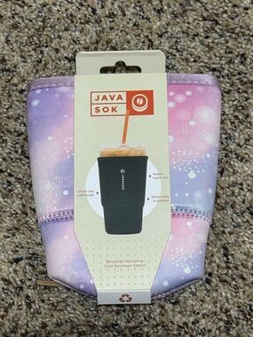 JavaSok Galaxy Pink & Purple Insulating Beverage Sleeve